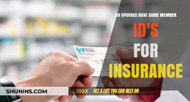 Do Spouses Share the Same Member ID for Insurance Coverage?