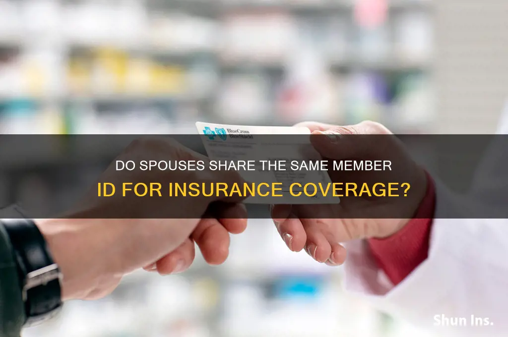 do spouses have same member id