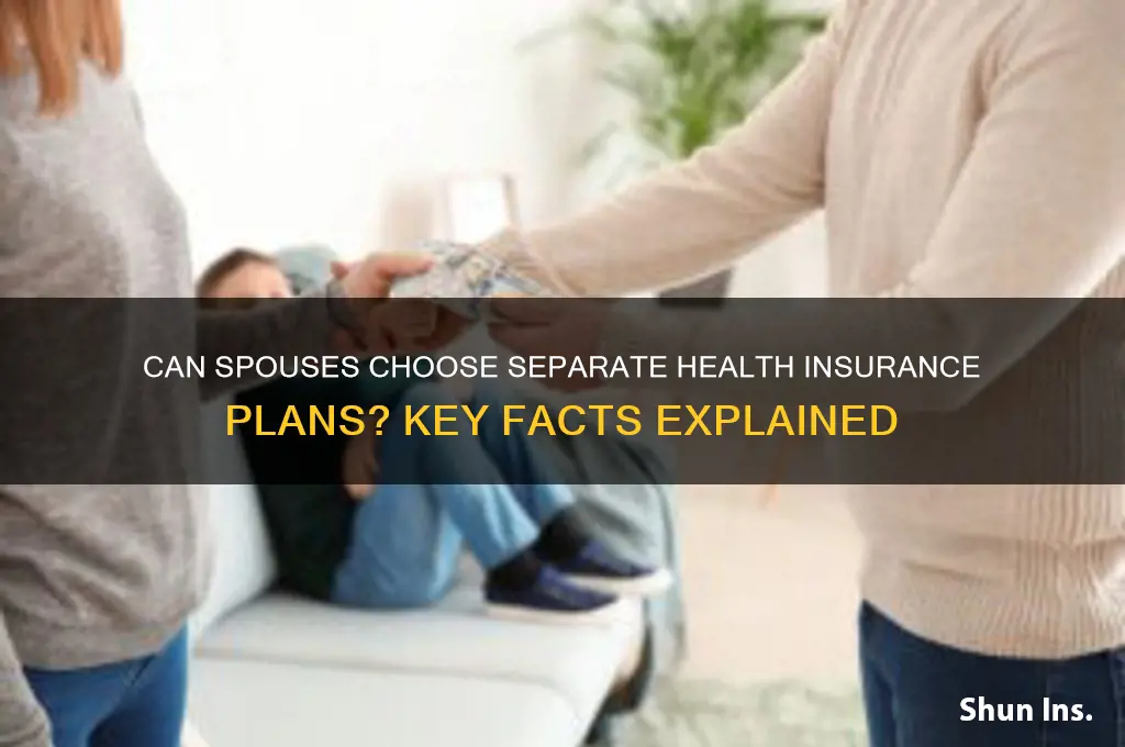 do spouses have to be on same health insurance