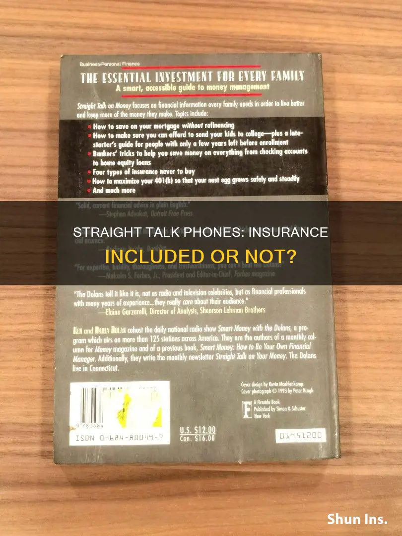 do straight talk phones come with insurance