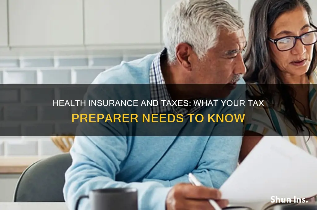 do tax preparers ask about health insurance