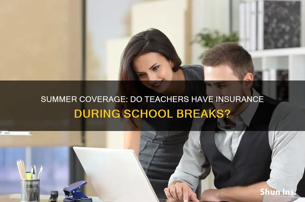 do teachers have insurance during the summer