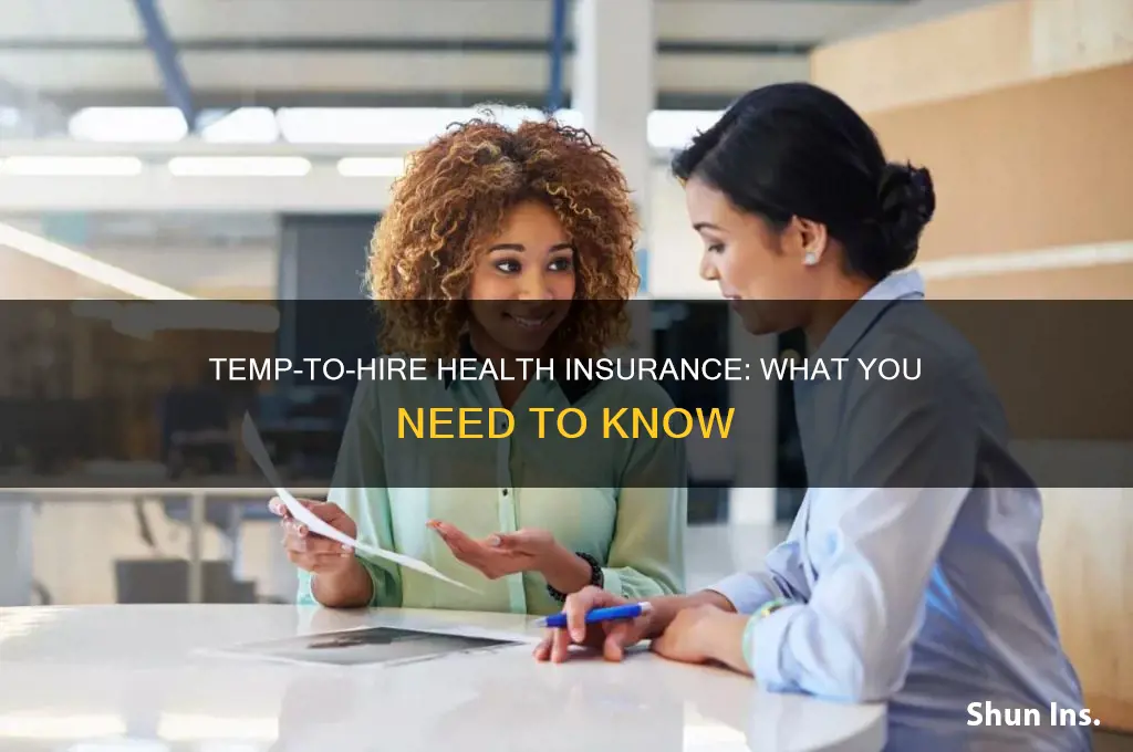 do temp to hire carry health insurance