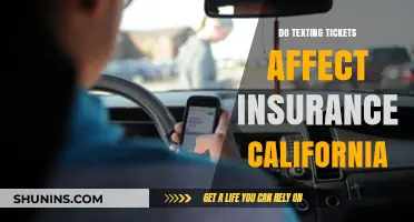Texting Tickets: Impact on California Insurance Rates