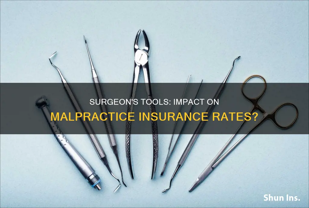 do the devices surgeons use impact medical malpractice insurance rates
