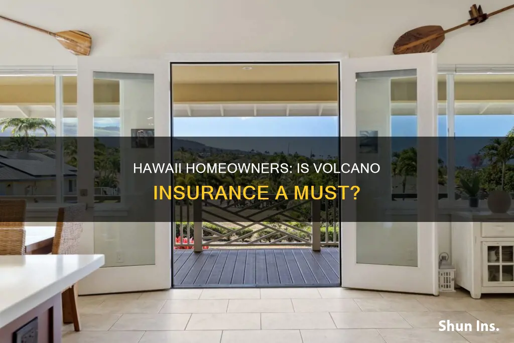 do the homeowners on hilo have to have volcano insurance