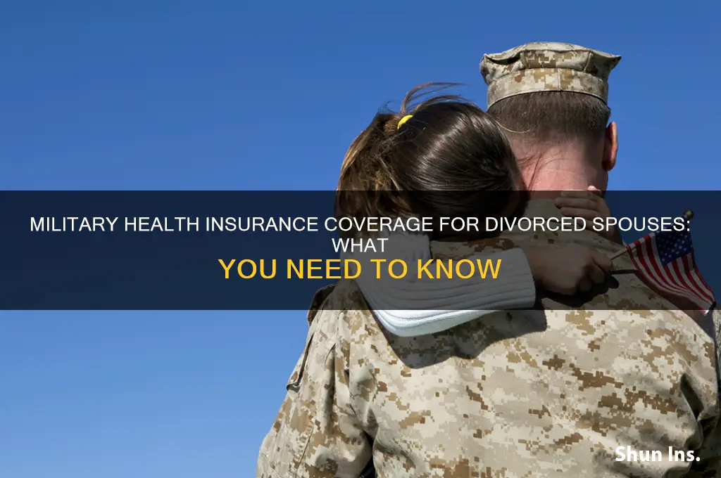 do the military cover for health insurance to divorce spouses