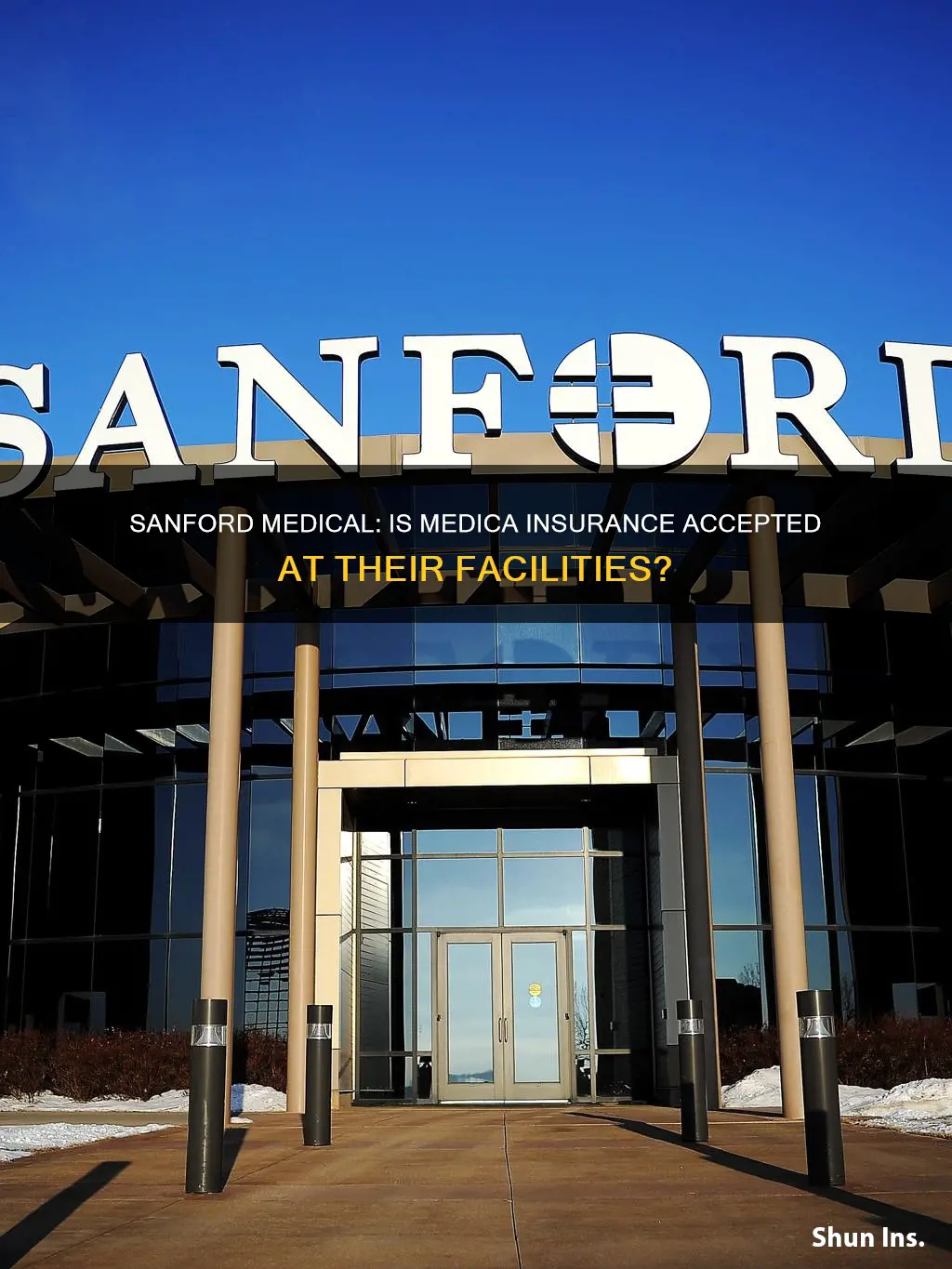 do the sanford medical facilities accept medica insurance