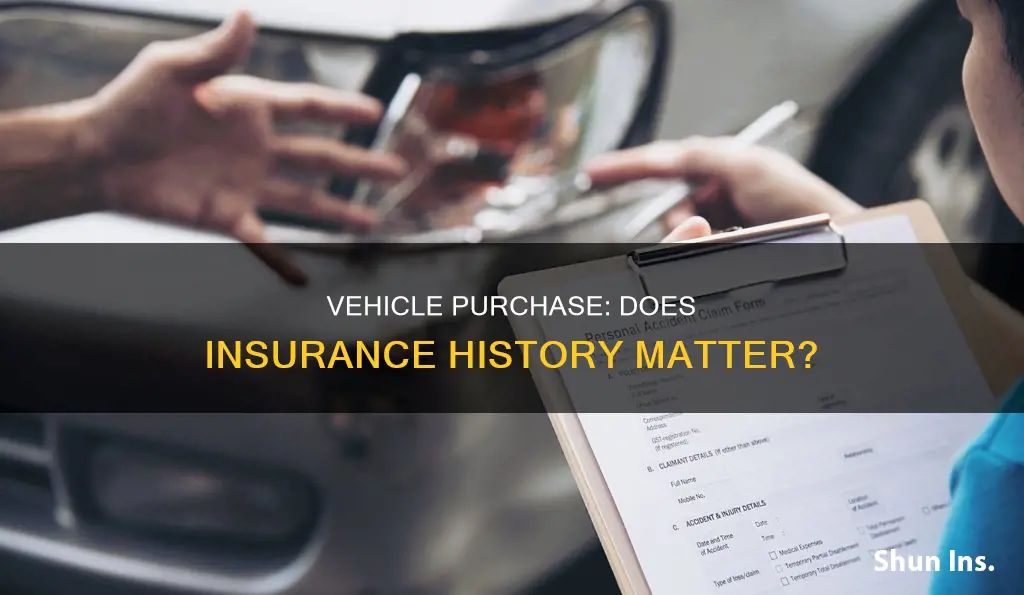 do they check insurance when applying for vehicle purchase