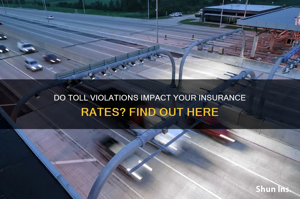 do toll violations count on your insurance