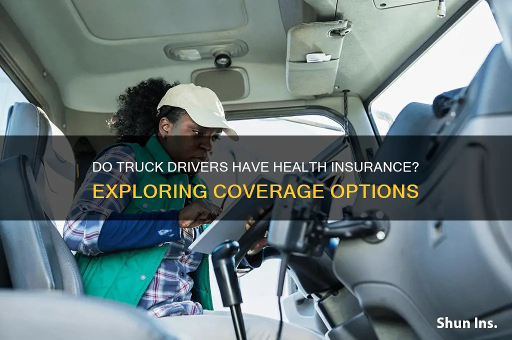do truck drivers have health insurance