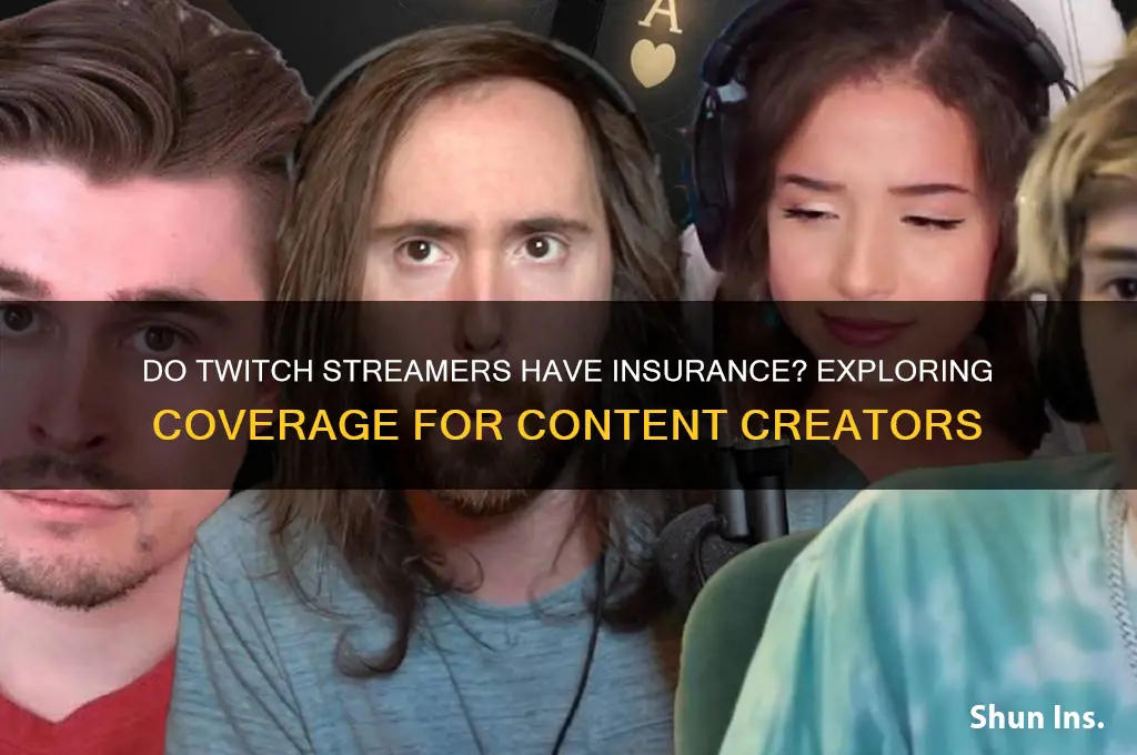 do twitch streamers have insurance