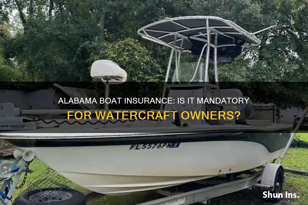 do u have to have boat insurance in alabama