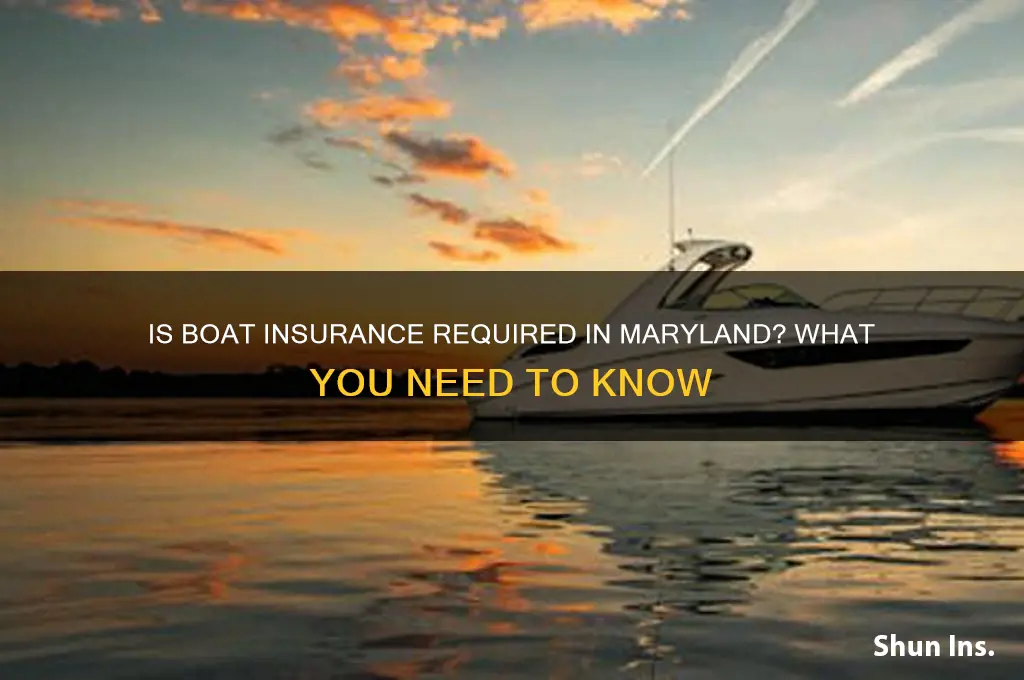 do u have to have boat insurance in maryland