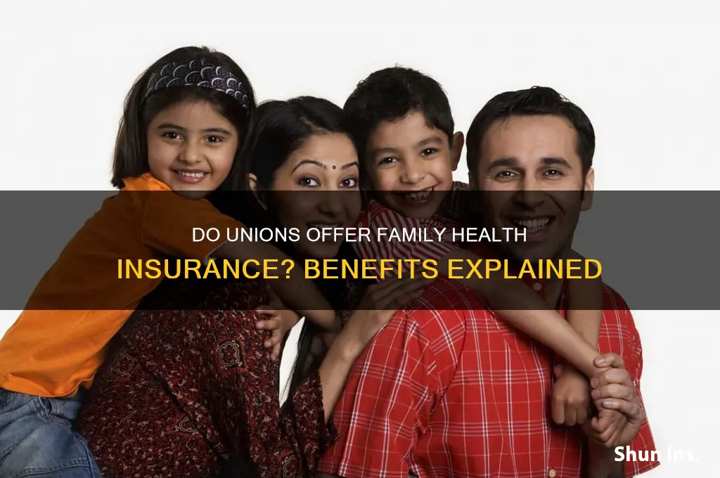 do unions provide health insurance for family