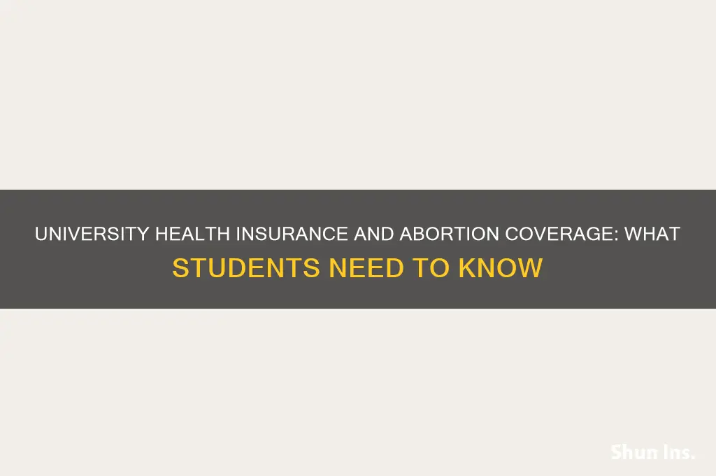 do university health insurances cover abortions