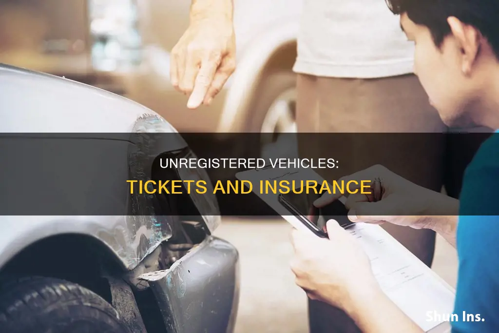 do unregistered vehicle tickets raise insurance