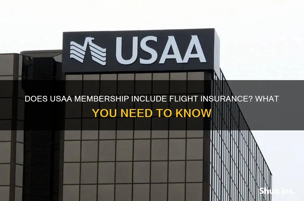 do usaa members receive flight insurance
