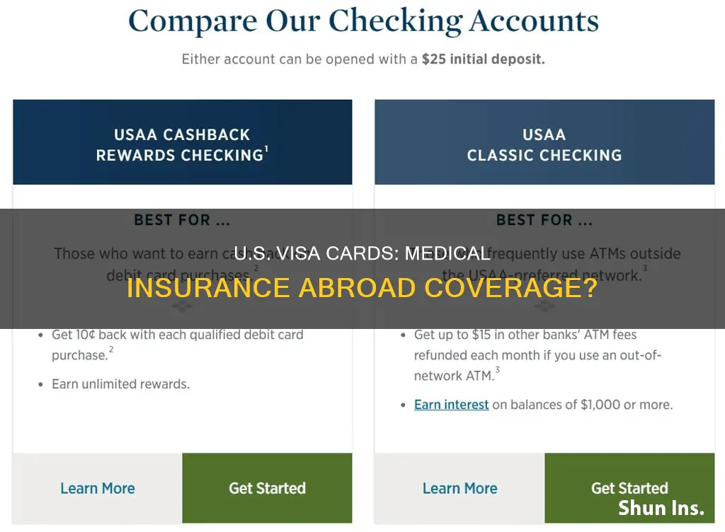 do usaa visa card cover medical insurance abroad