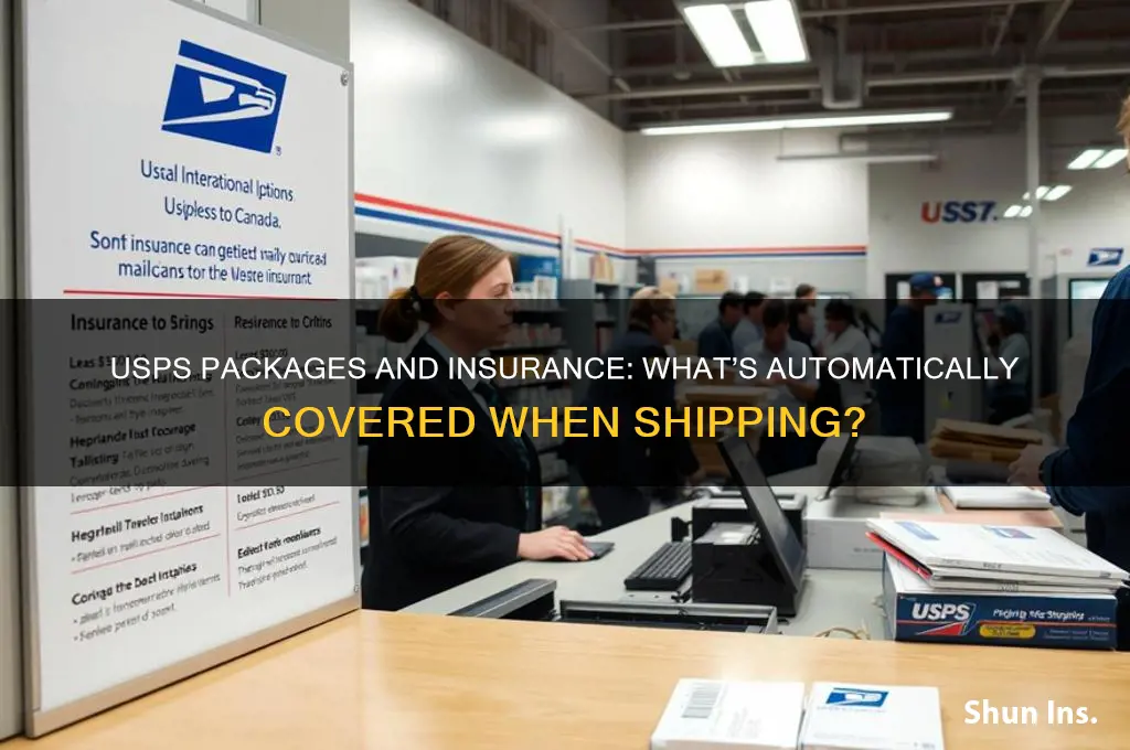 do usps packages already come with insurance