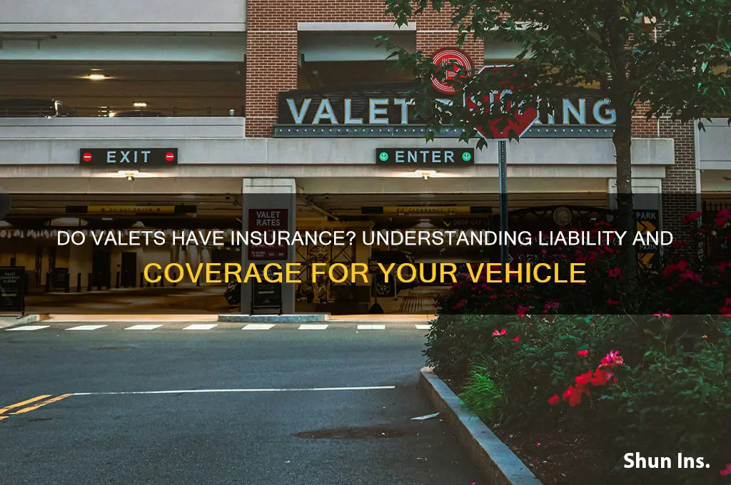 do valets have insurance