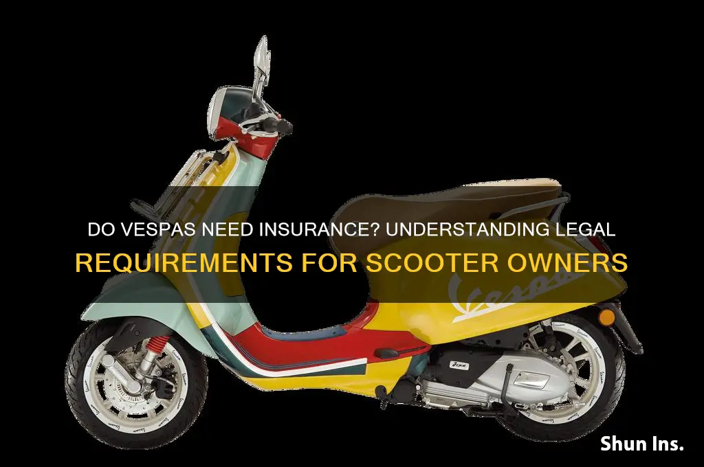 do vespas have to be insured