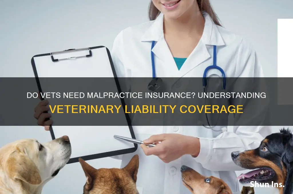 do vets have malpractice insurance