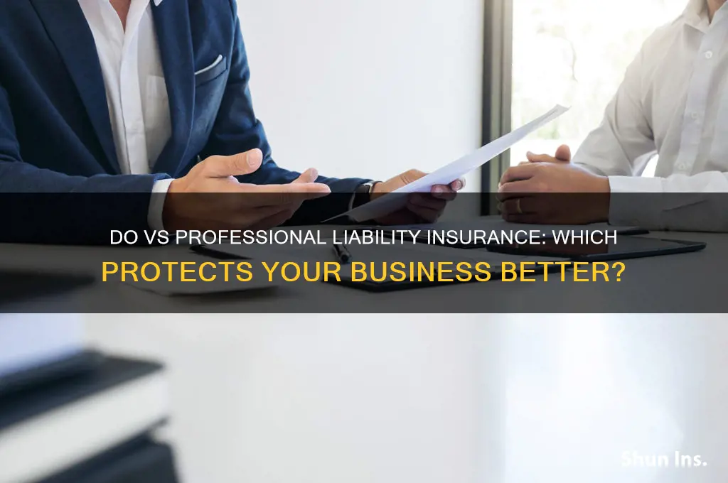 do vs professional liabitly insurance