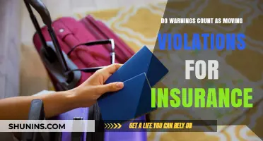 Do Warnings Impact Insurance Rates Like Moving Violations?