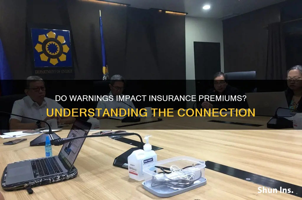 do warnings increase insurance