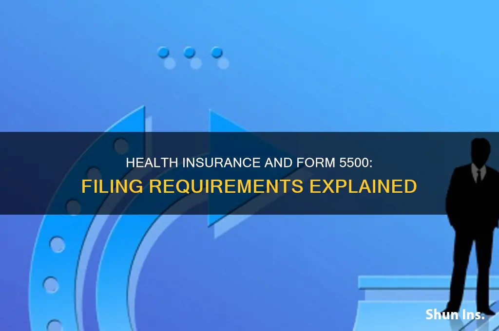 do we file a form 5500 for health insurance