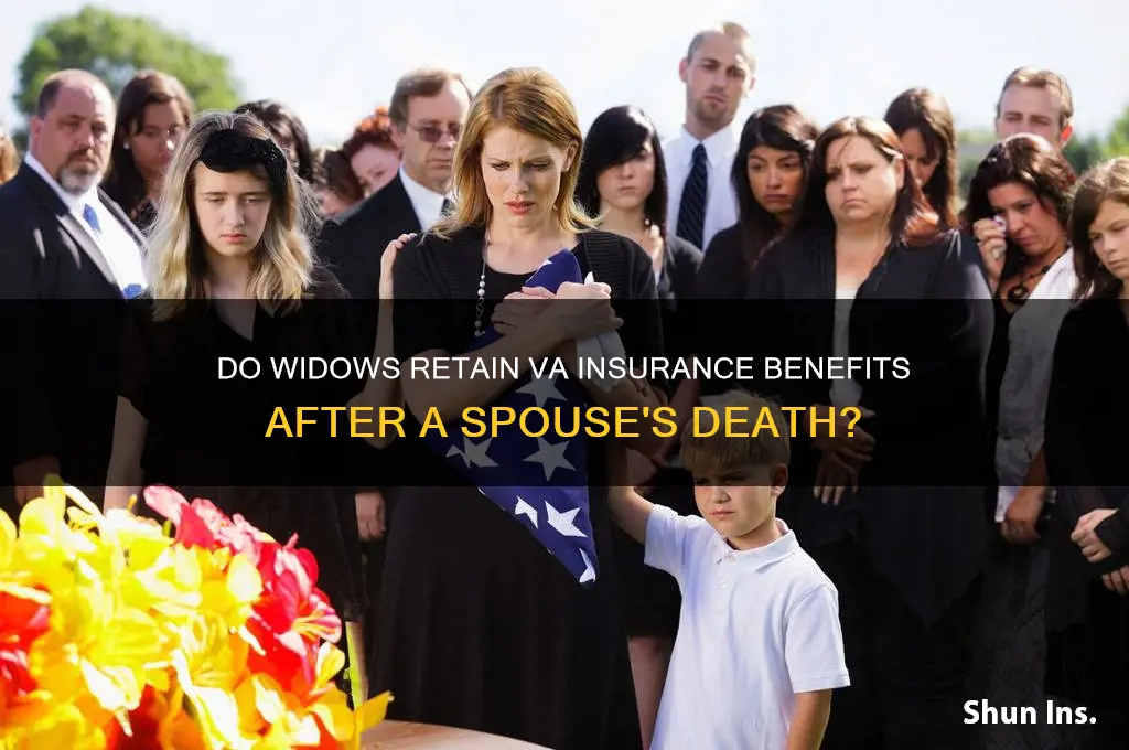 do widows keep va insurance