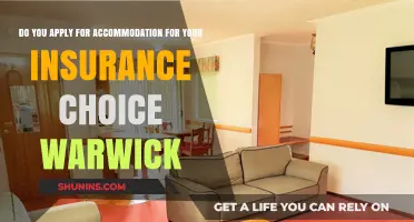 Accommodation Applications: Warwick Insurance Choice