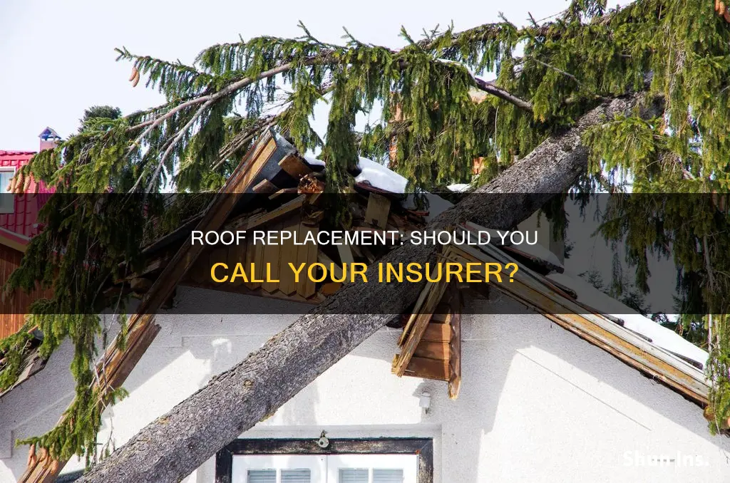 do you call insurance after new roof