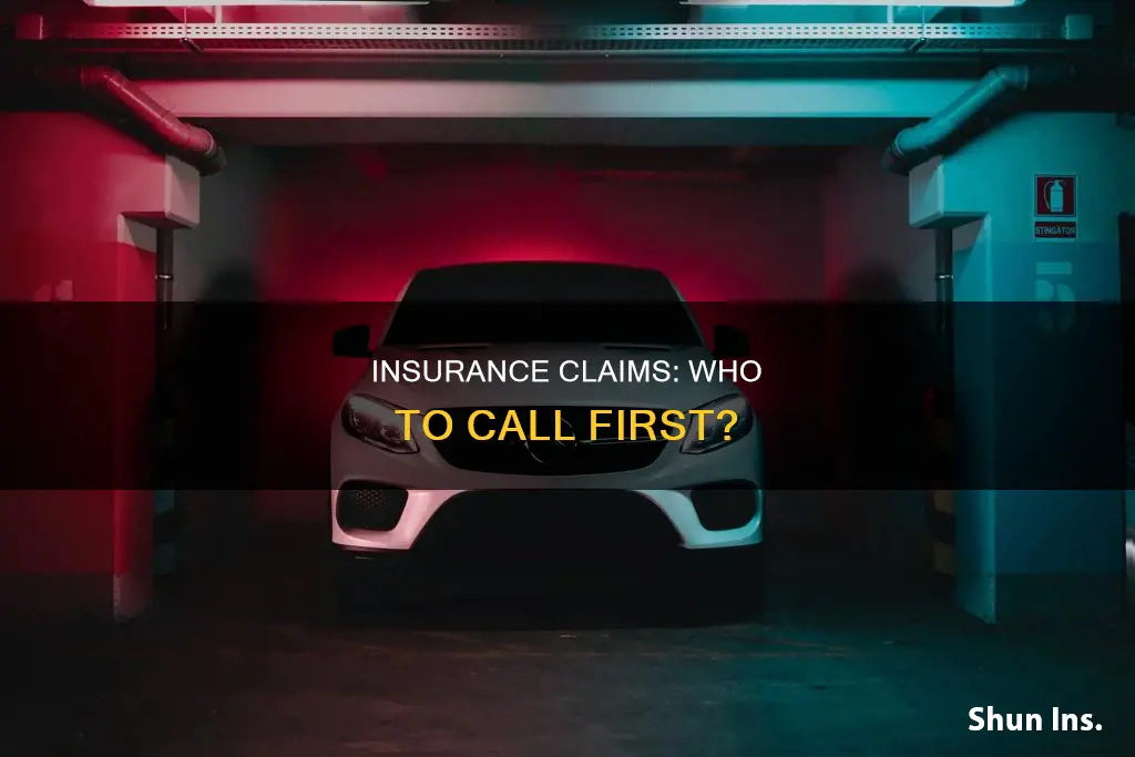 do you call your insurance co or the other party