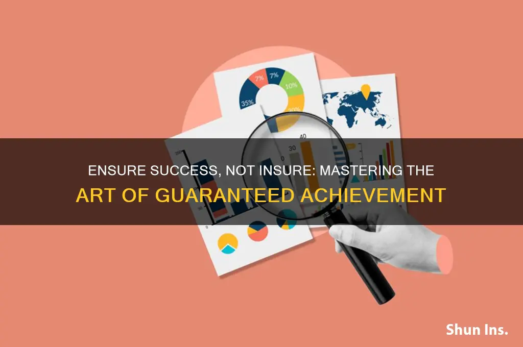 do you ensure success or insure