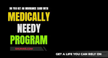 Medically Needy Program: Insurance Card Availability and Benefits