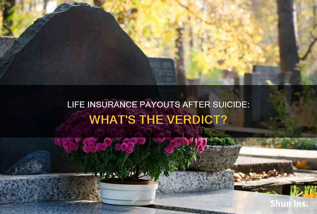 do you get life insureance if you commit suicide