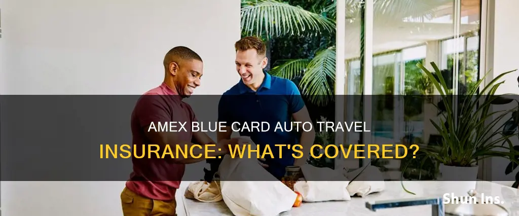 do you have auto travel insurance with amex blue card