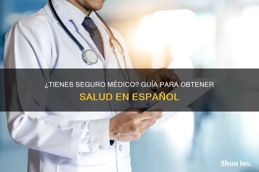 do you have health insurance spanish