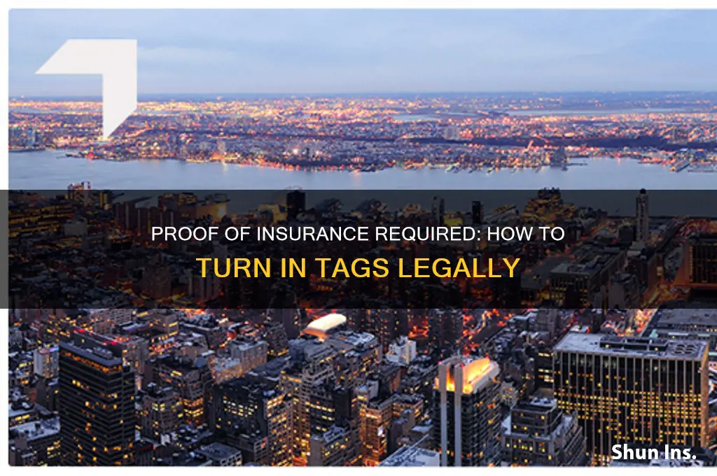 do you have proof of insurance to turn in tags