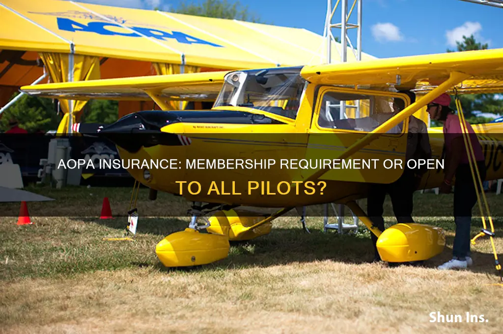do you have to belong to aopa for aopa insurance