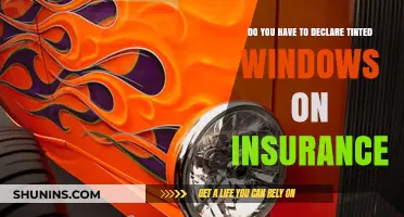 Tinted Windows and Insurance: What You Need to Declare