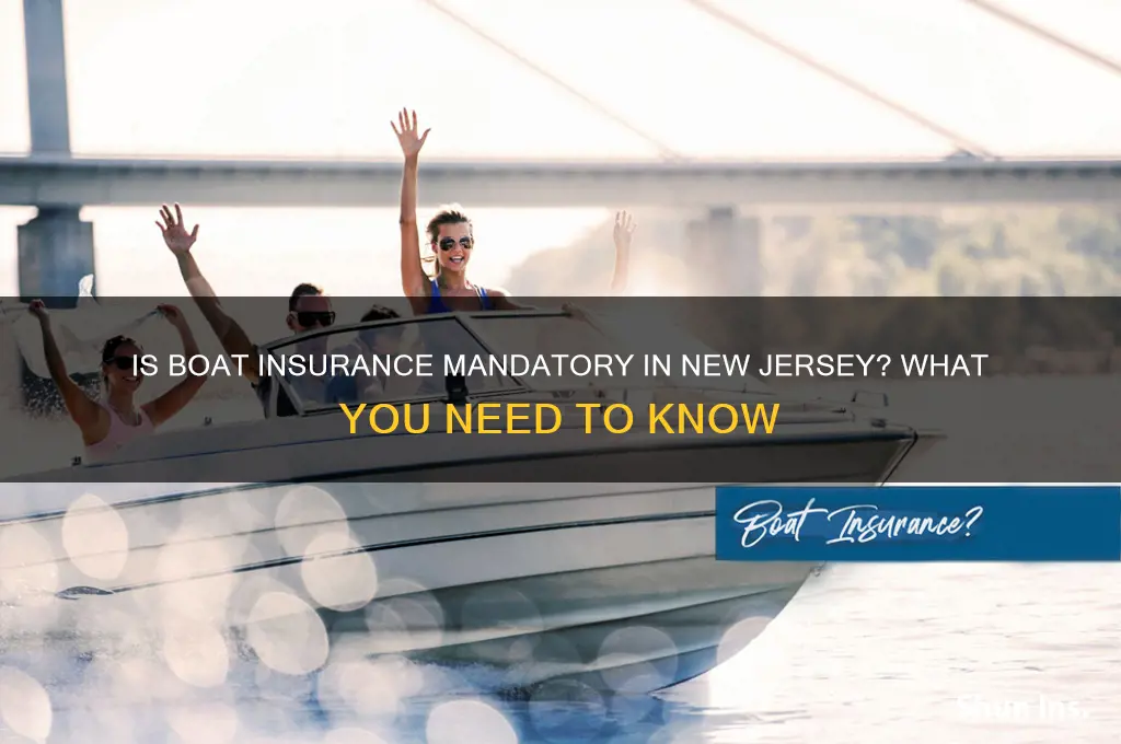 do you have to have boat insurance in nj
