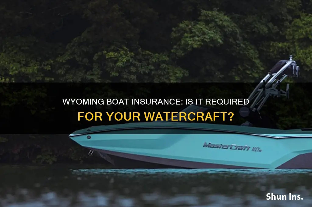 do you have to have boat insurance in wyoming