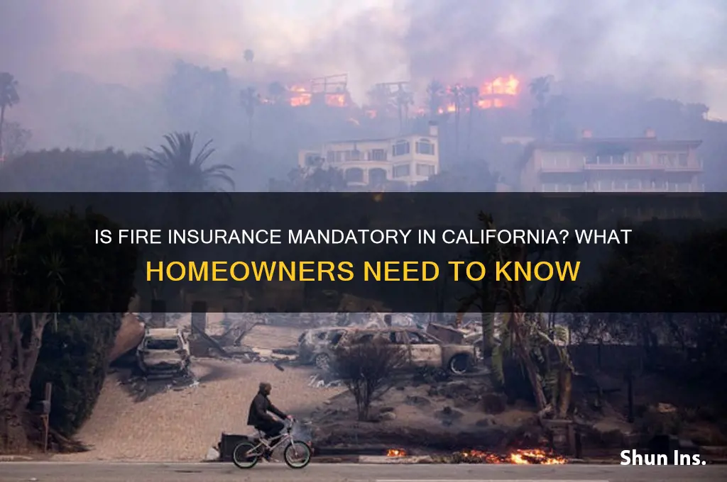 do you have to have fire insurance in california