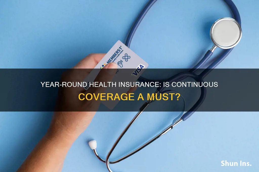 do you have to have health insurance entire year