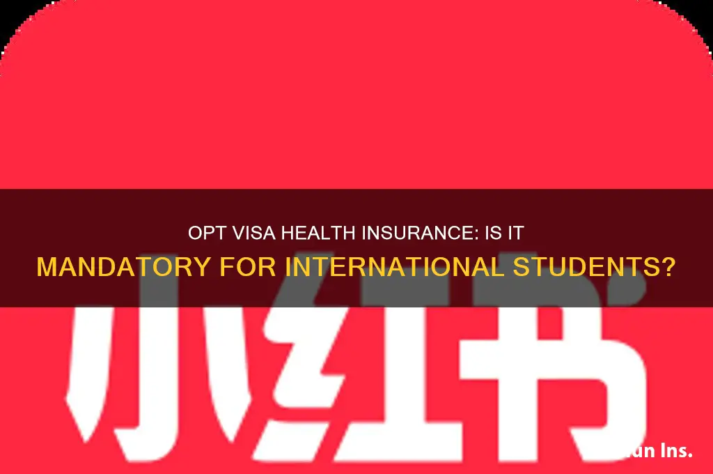 do you have to have health insurance for opt visa