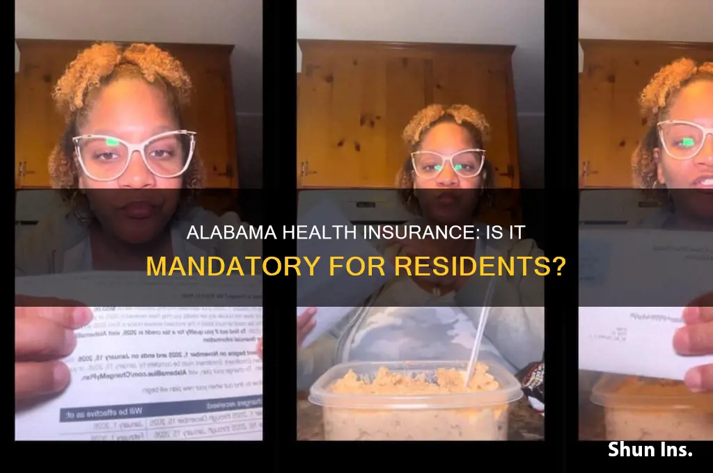 do you have to have health insurance in alabama