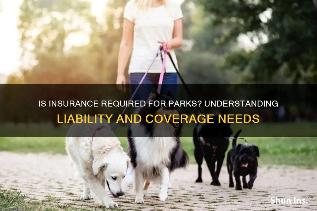do you have to have insurance for a park
